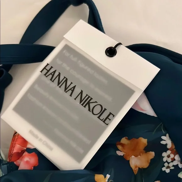 Floral Swim Set - Black and Multicolor - Picture 2 of 7